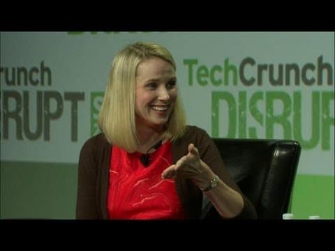 Marissa Mayer's Ingredients For Success | Disrupt SF 2013 thumbnail