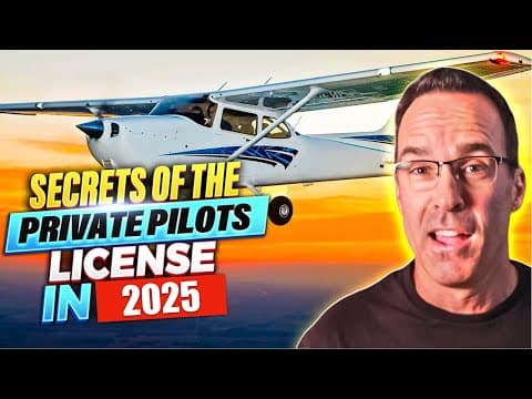 Private Pilot License 2025 | How To Save Time and Money | My Best Secrets thumbnail