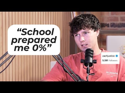 From Living With 10 Roommates to Millions of Followers - Zach Justice's School Experience thumbnail