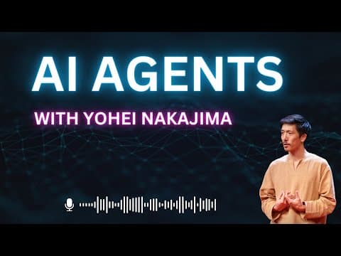 Yohei Nakajima: BabyAGI, AI Agents & AI Investing | Around the Prompt #2 thumbnail