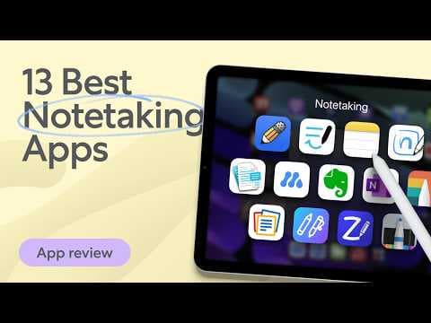 Best Notetaking Apps for iPad in 2024 thumbnail