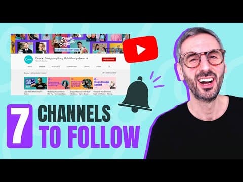 Want to become a BETTER GRAPHIC DESIGNER? | Inspiring Youtube CHANNELS YOU SHOULD FOLLOW thumbnail