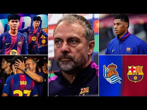 DRO IS LEAVING BARCELONA TO JOIN PSG - HANSI FLICK IS FURIOUS - FULL REACTION! thumbnail