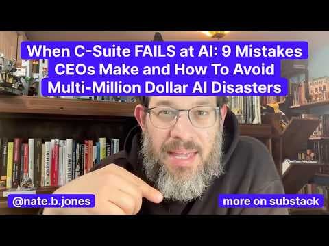 When C-Suite FAILS at AI: 9 Mistakes CEOs Make and How to Avoid Multi-Million Dollar AI Disasters thumbnail
