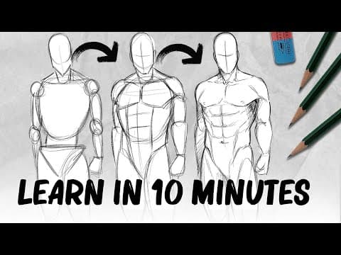How to Draw Human Bodies in 10 Minutes: A Quick Guide thumbnail