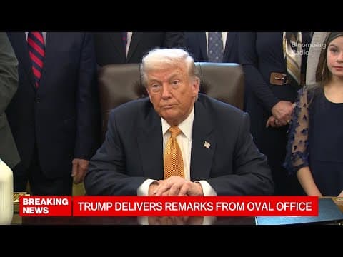 Trump on killings in Iran, talks with Greenland (full q&a in Oval Office) thumbnail