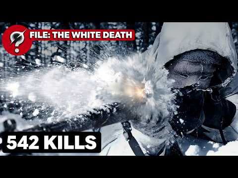 Simo Häyhä: The White Death Sniper | 542 Kills with Iron Sights (Winter War 1939) thumbnail