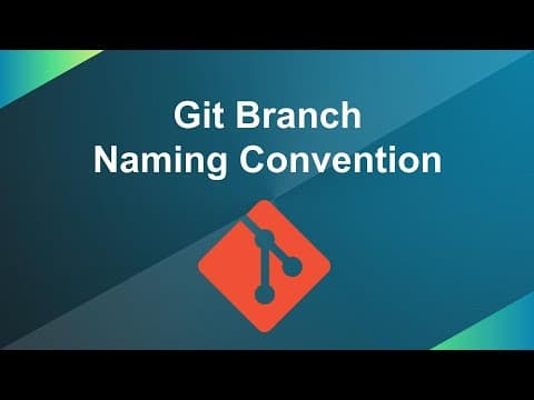 Git Branch Naming Conventions | For Beginners thumbnail
