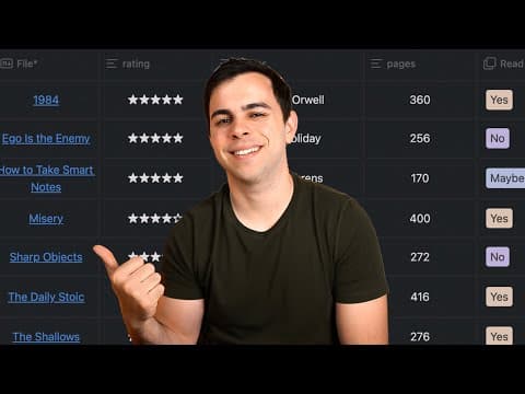 Notion Databases In Obsidian - It's FINALLY Here! thumbnail