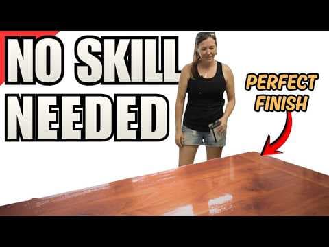 Wood Finishing Tips + Goof-Proof Polyurethane thumbnail