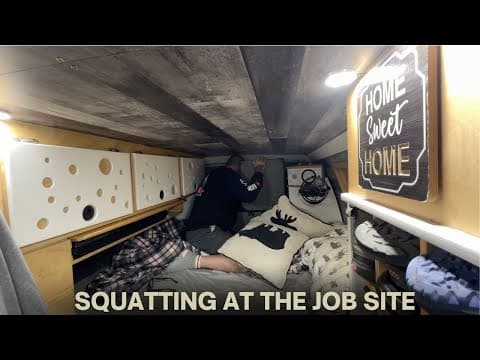 SQUATTING HERE FOR 4 DAYS. Revealing The ALL BLACK WALLS thumbnail