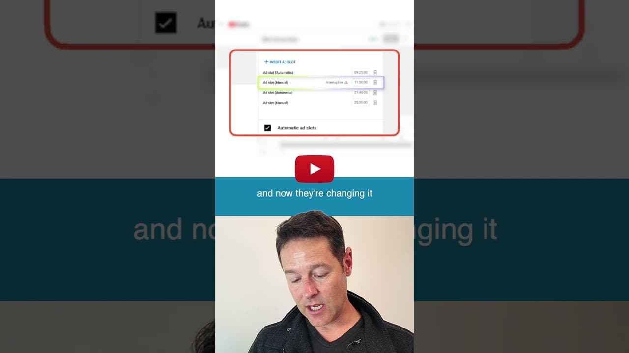YouTube video player