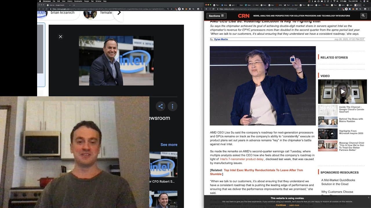 YouTube video player