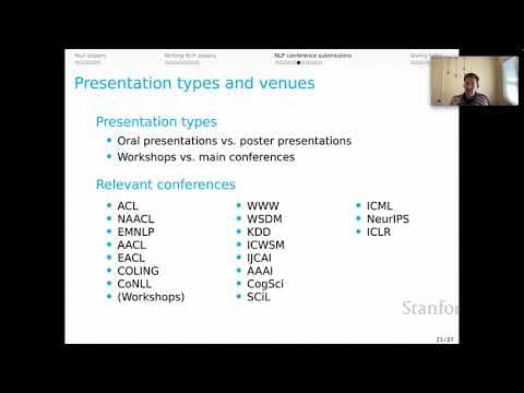 Stanford XCS224U: NLU I Presenting Your Research,  Part 3: NLP Conference Submission I Spring 2023 thumbnail