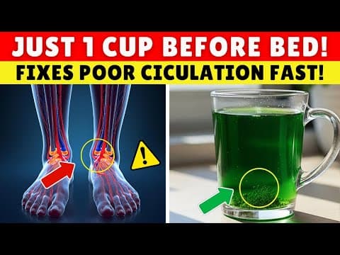Blood Flow Restored: The 1 Minute Daily Fix for Numb Feet & Legs | Senior Health Tips thumbnail