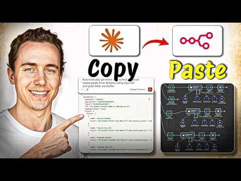 How to INSTANTLY Generate N8N Workflows Using Claude thumbnail