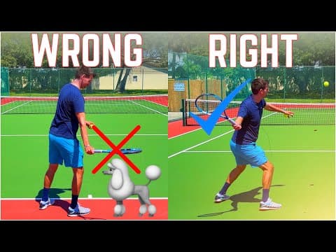 Why a Static Racquet Drop (tap the dog) Will Destroy Your Forehand thumbnail