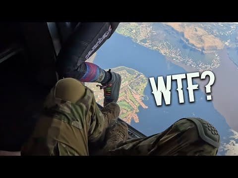 Sky Diving Into Airsoft Game COD Warzone IRL! thumbnail