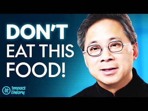 The TOP FOODS You Absolutely Should Not Eat To LIVE LONGER! | Dr. William Li thumbnail