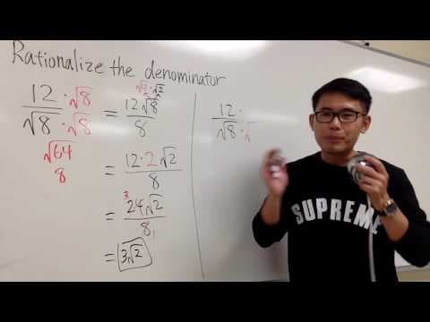 Q14 Rationalize the denominator with square root thumbnail