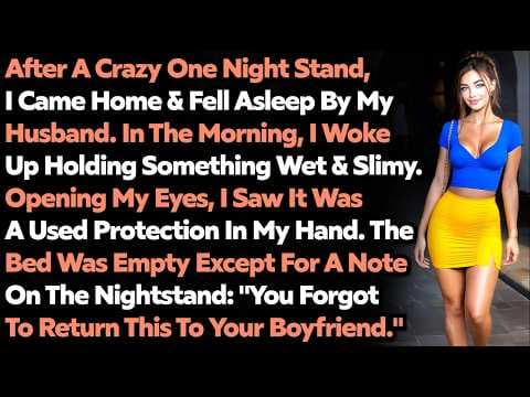 Wife Got Home Drunk After A Cheating One Night Stand & Fell Asleep. She Woke Up She Froze In Shock thumbnail