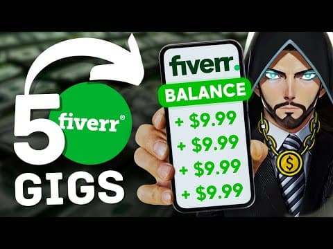 5 Easy Fiverr Gigs with AI to Make Money Fast (No Skills Needed) thumbnail