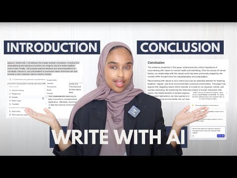 How To Write The Strongest Essay Introduction & Conclusion Using AI | No Plagiarism or Cheating thumbnail