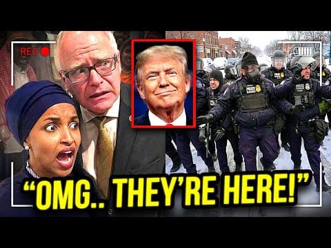 Ilhan & Walz RUN OUT in PANIC as The CAVALRY Arrives in Minnesota!!! thumbnail
