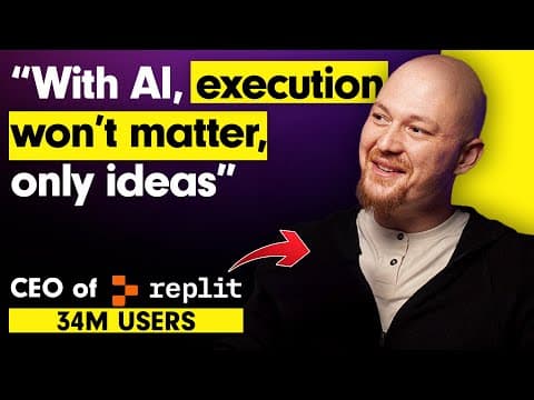 The AI Coding Agent Revolution, The Future of Software, Techno-Optimism | Amjad Masad, CEO, Replit thumbnail