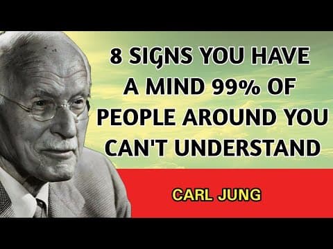 8 Signs You Have a Mind 99% of People Can’t Understand | Carl jung thumbnail