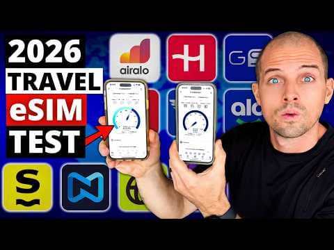 BEST Travel eSIMs Compared 2026 (25 Countries, 45 Months) thumbnail
