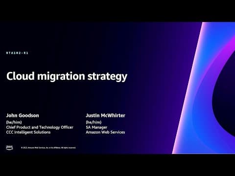 How to Develop an AWS Cloud Migration Strategy thumbnail