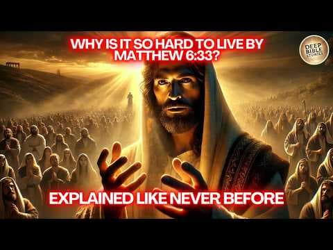Why Is It SO HARD to Put God First? (Matthew 6:33 Explained!) thumbnail