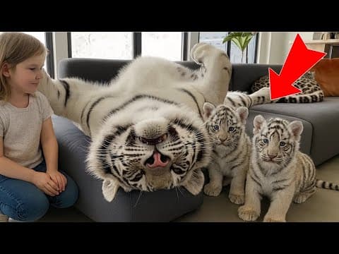 We Raised a RARE White Tiger… Look at Him NOW!Rare White Tiger Story thumbnail