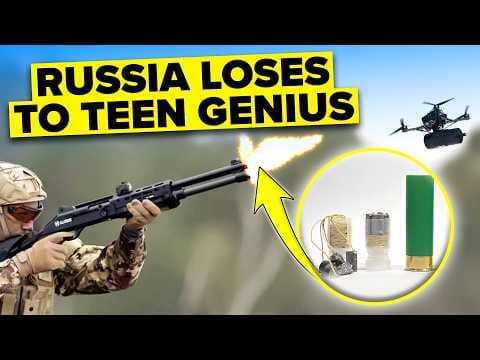 Ukrainian TEEN Finds GENIUS Way to TAKE OUT Russian Drones thumbnail