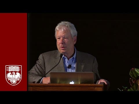 Richard Thaler on Behavioral Economics: Past, Present, and Future. The 2018 Ryerson Lecture thumbnail