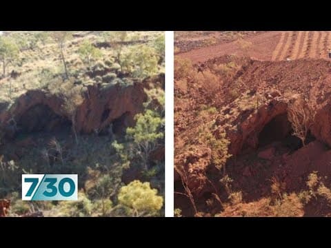 Rio Tinto says sorry for blasting 46,000-year-old Aboriginal site | 7.30 thumbnail
