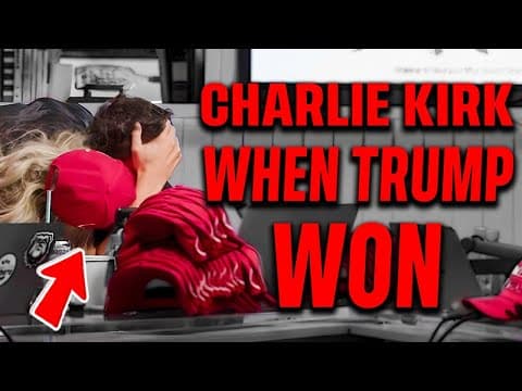 The Moment Charlie Kirk Realized Trump Won thumbnail