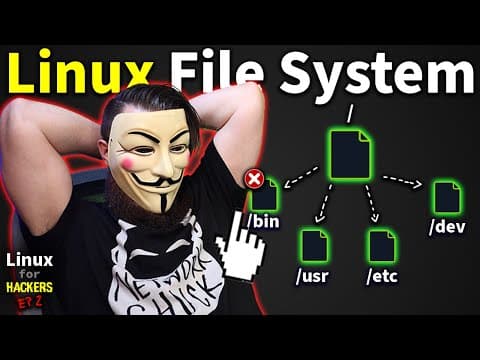 the Linux File System explained in 1,233 seconds // Linux for Hackers // EP 2 thumbnail