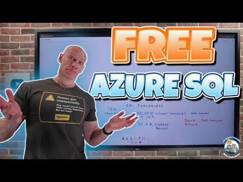 Azure SQL Database for FREE Update thumbnail