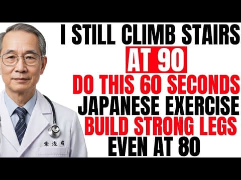 Over 60? Do This 2 Home Exercises. Walk Like 40 Again! - Backed By Science thumbnail