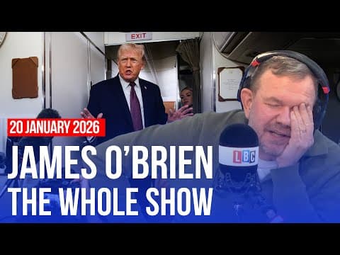 'There is no expertise with Trump in charge' | James O’Brien - The Whole Show thumbnail
