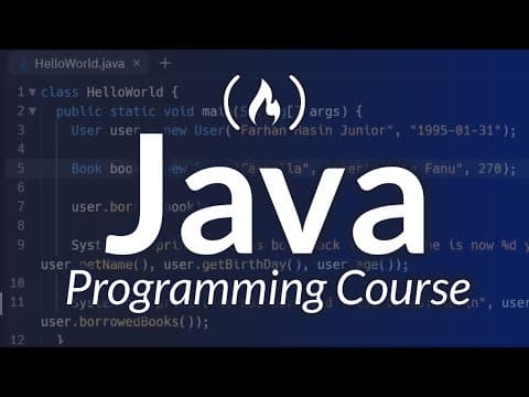 Java Programming for Beginners – Full Course thumbnail