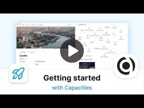 Getting Started with Capacities! thumbnail