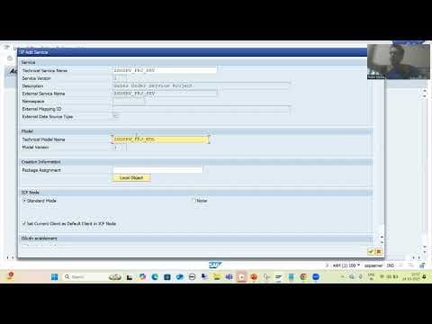 13 - ODATA - ODATA Service Creation Steps - Register the Service - Using Service Maintenance Part thumbnail