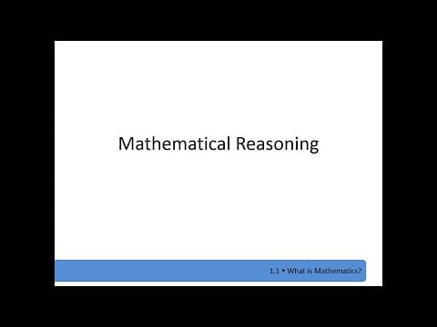 What is Mathematics? Part 2 thumbnail