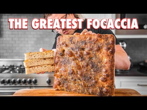 Ultra Bubbly Homemade Focaccia Bread (Plus An Easy Sandwich) thumbnail