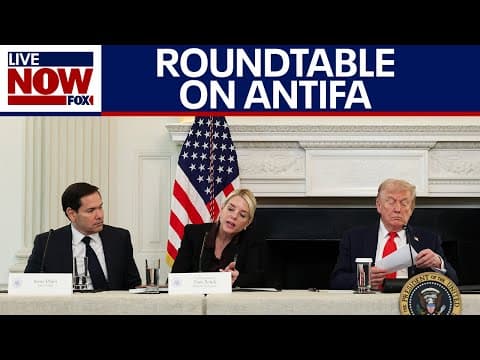 FULL REMARKS: President Trump holds roundtable on Antifa thumbnail