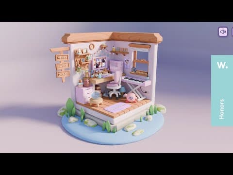 How to Create a Room Portfolio with Three.js and Blender thumbnail