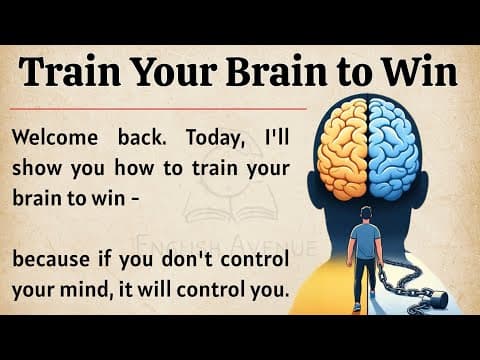 Train Your Brain to Win 🏆 || Learn English Through Motivational Lesson 🔥 || Improve Your English ✅️  thumbnail